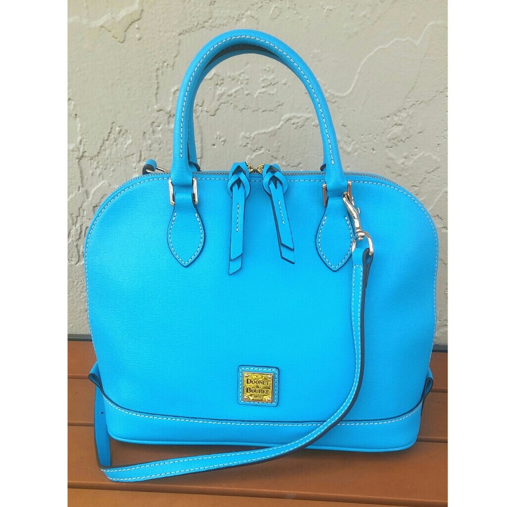 Dooney & Bourke Saffiano Leather Zip Zip Satchel
