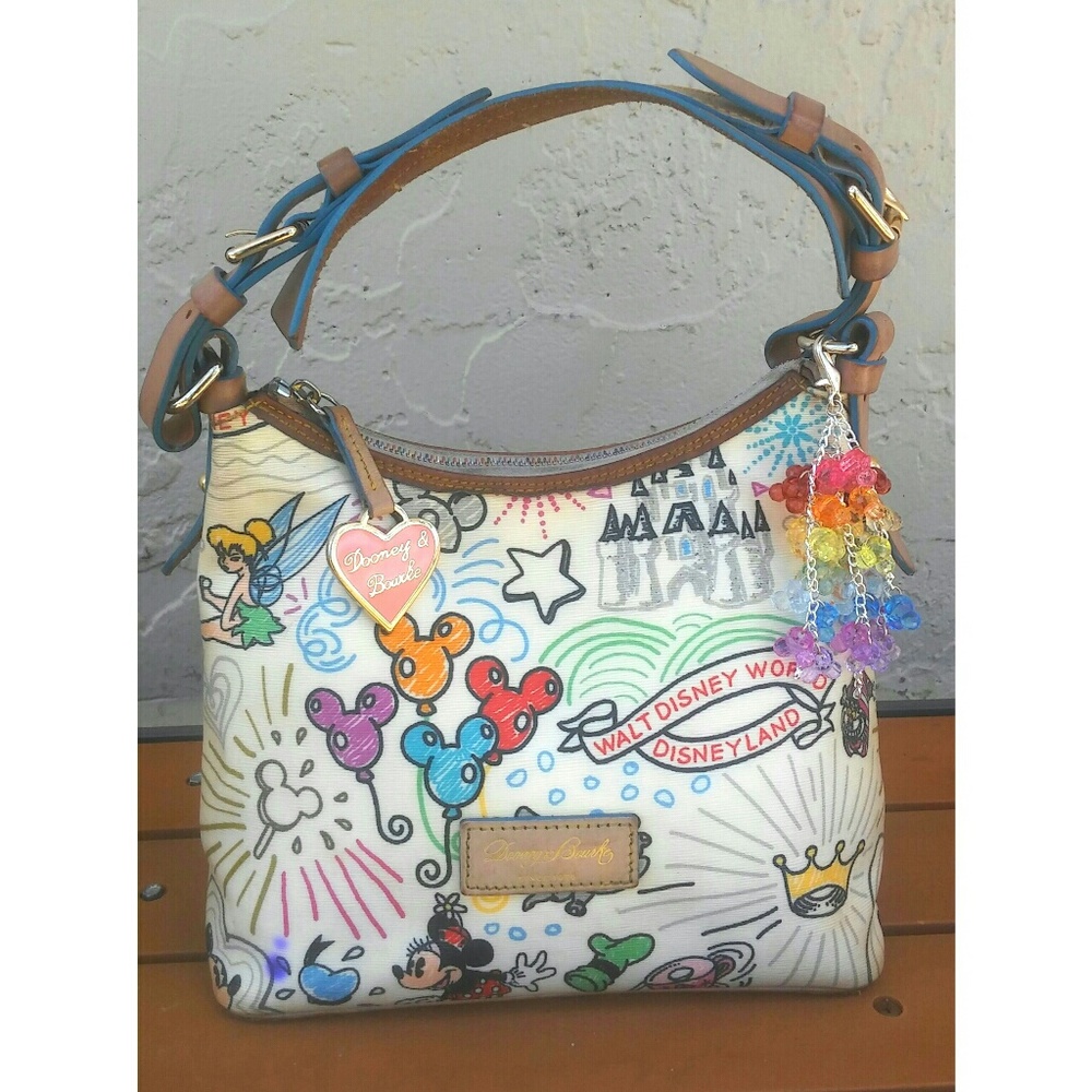 Rare Disney Dooney & Bourke Sketch Lucy Handbag