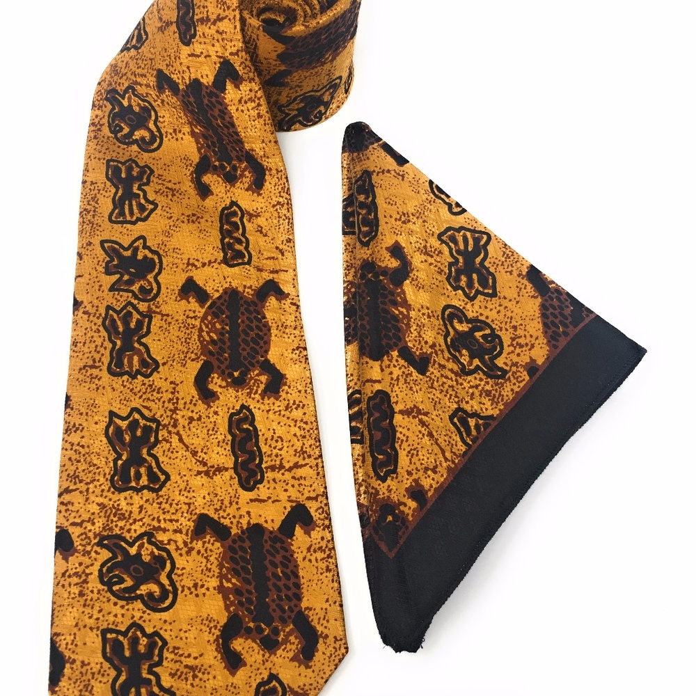 100% Silk Tie - Good Fortune DC218C