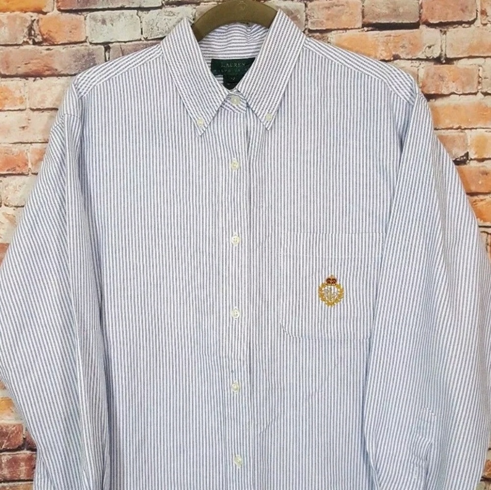 RALPH LAUREN Women's Long Sleeve Size 12 shirt