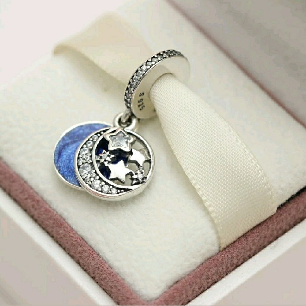 Pandora Night Sky Vintage Dangle Charm