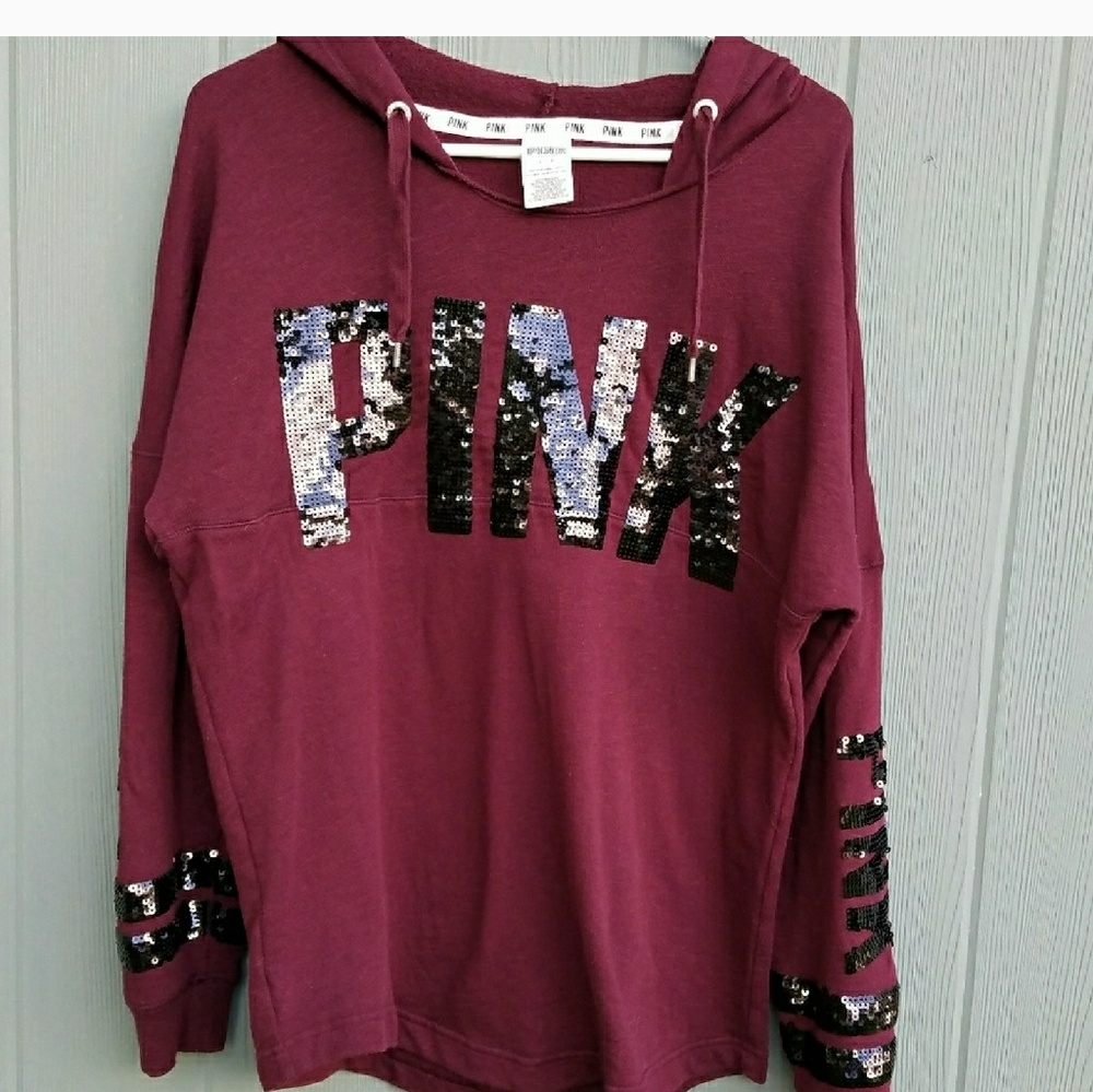 Sequenced Varsity PINK Hoodie