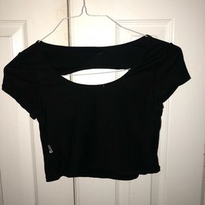 Black Crop Top