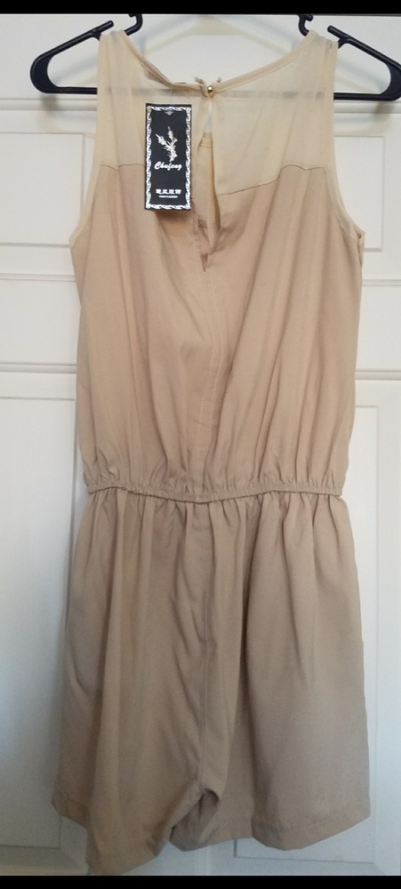 FASHION SLEEVELESS ROMPER SHORTS - Picture 2 of 4