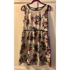 Floral tapestry dress
