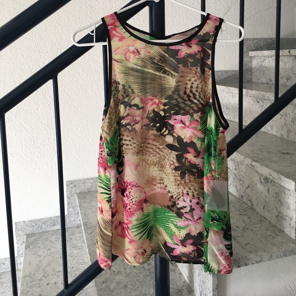 Sheer blouse forever 21