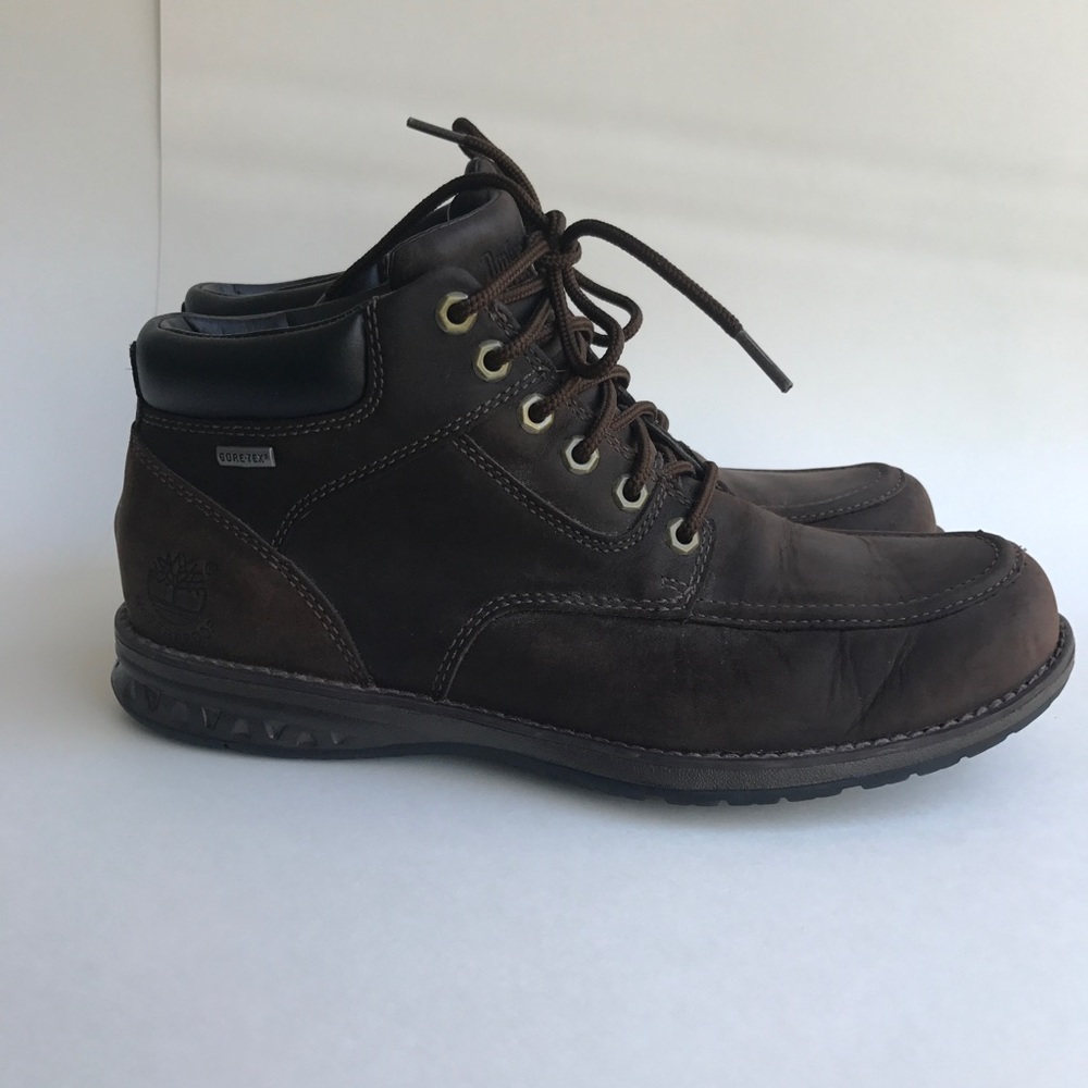 Timberland Men's Boots Brown Leather Gore Tex 9.5M