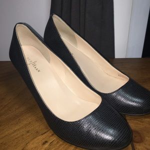 Cole Haan Wedges, Black Textured, Size 6.5