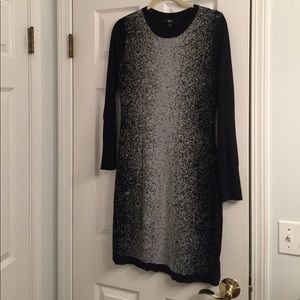 Black and Grey Sweater Dress/Tunic