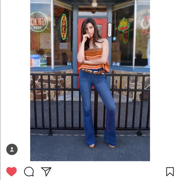 Free People Ruffle Crop Top - Picture 2 of 6