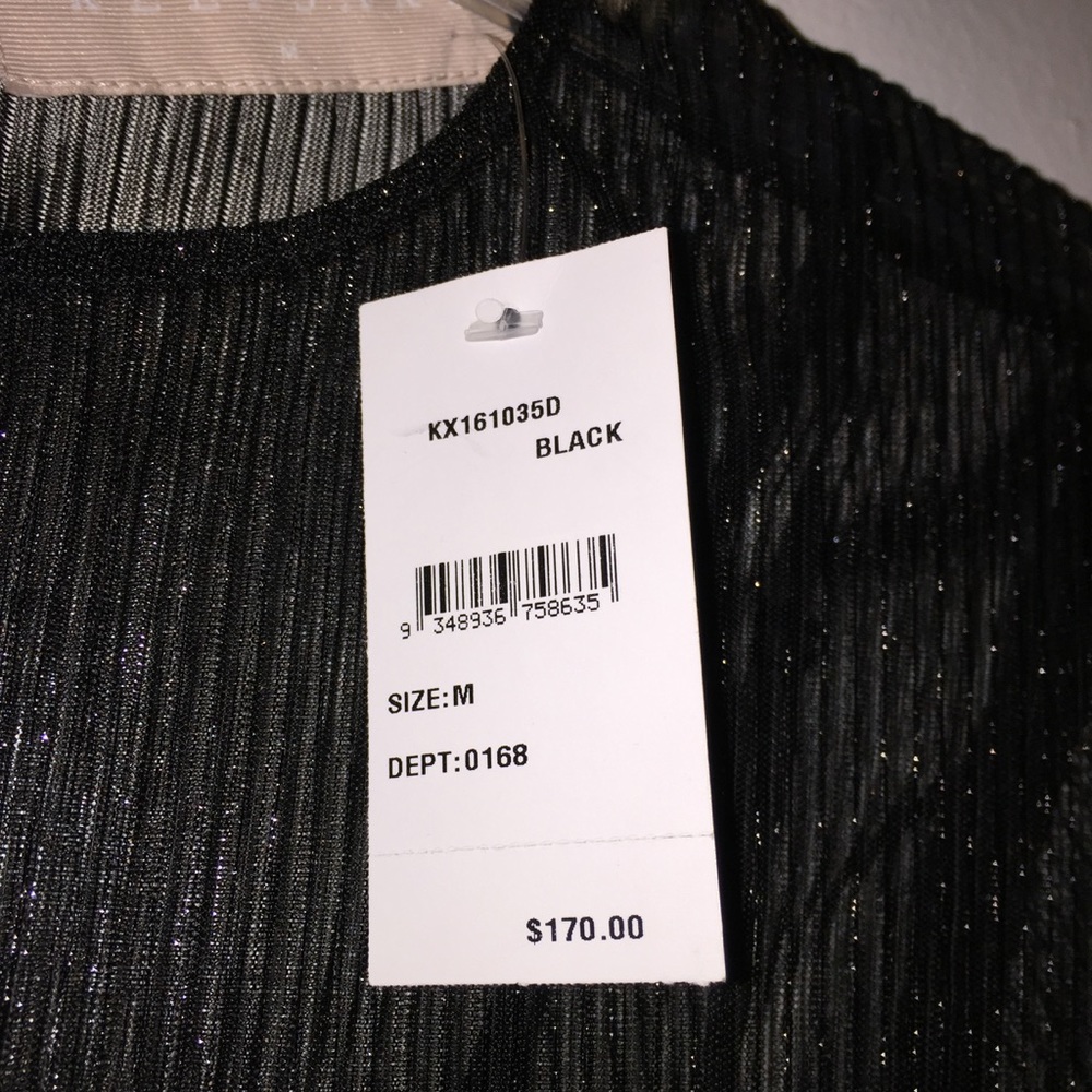 🎀NWT KeepSake Black Metallic Knit 🎀 - Picture 4 of 6