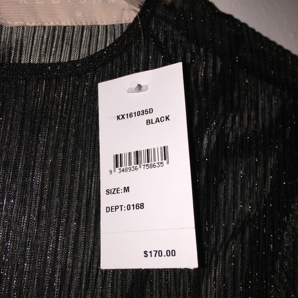 🎀NWT KeepSake Black Metallic Knit 🎀 - Picture 4 of 6