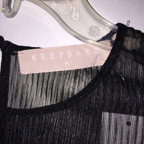 🎀NWT KeepSake Black Metallic Knit 🎀 - Picture 5 of 6