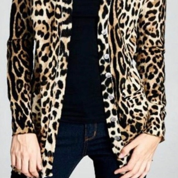 ellison leopard cardigan