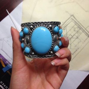 Blue stone bracelet