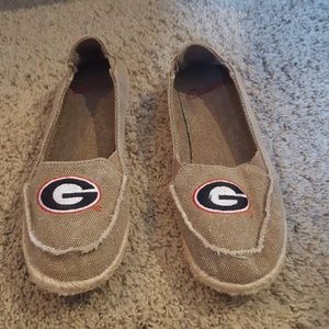 Georgia Bulldogs slip on shoes