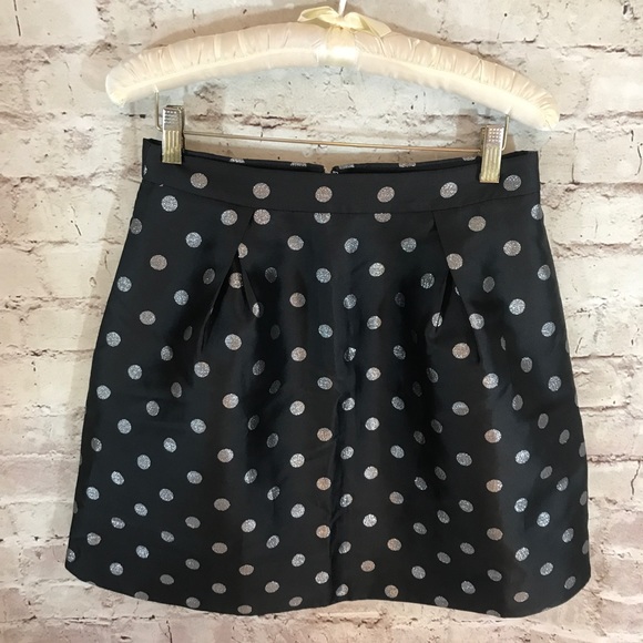 J. Crew Silver Dor Jacquard skirt - Picture 2 of 5