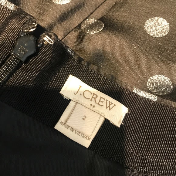 J. Crew Silver Dor Jacquard skirt - Picture 5 of 5
