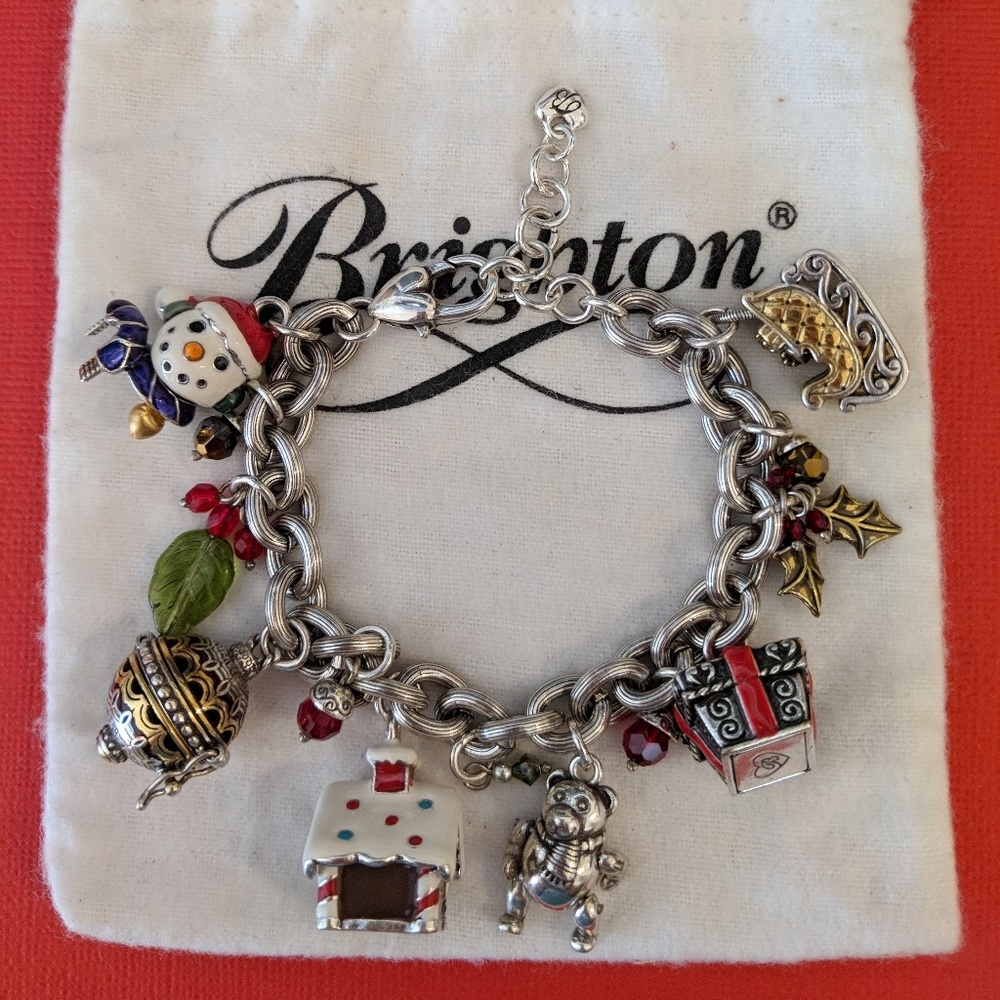 *Retired* Brighton Holiday Frolic charm Bracelet