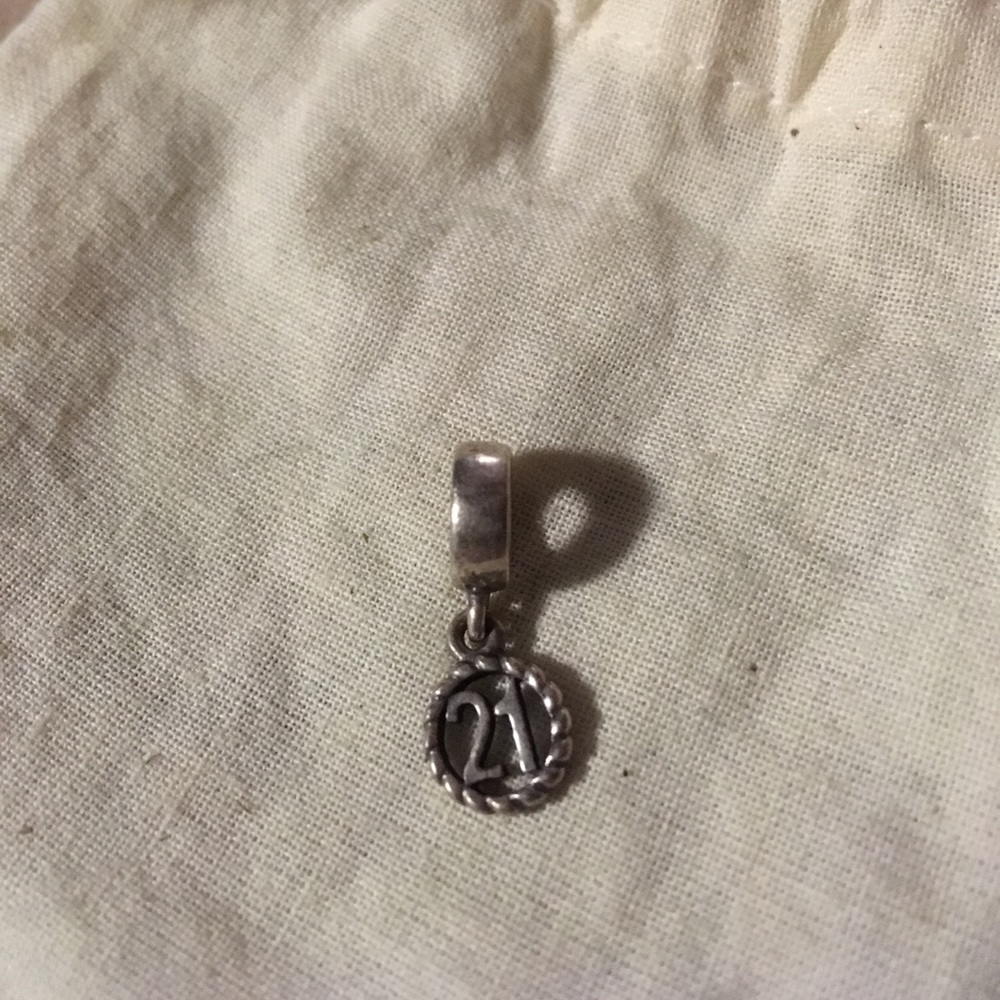 Pandora '21' charm