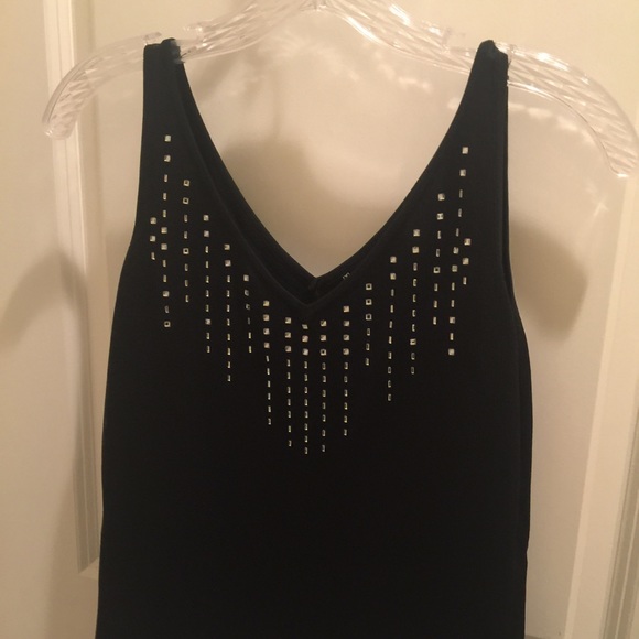 Doncaster Collection Sweaters Black Sweater Set With Crystal Trim