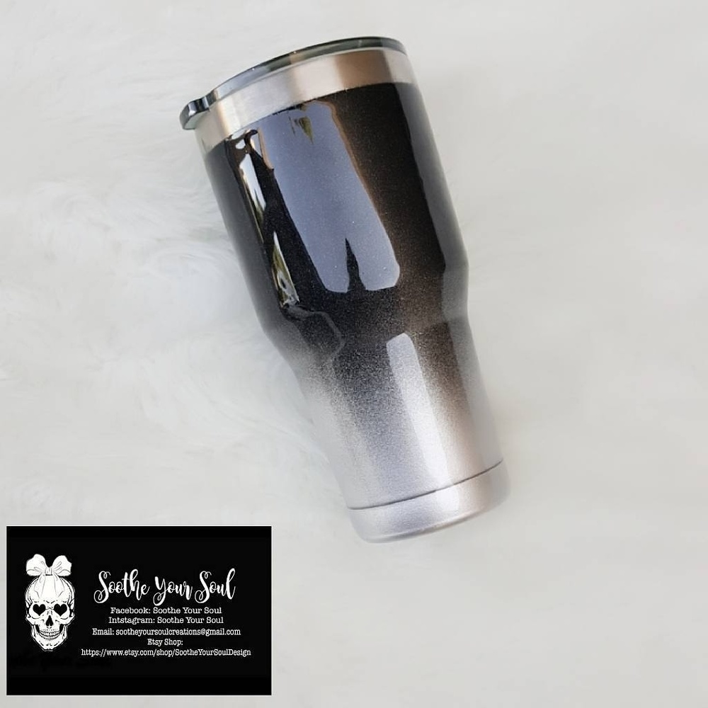 Custom painted Ozark Tumbler