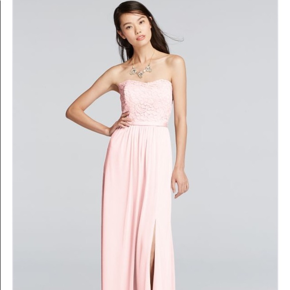 Like New Petal Pink Strapless Gown