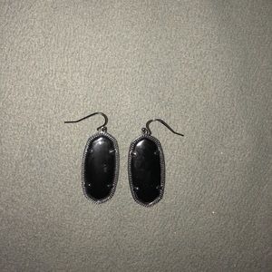 Black Kendra Scott earrings