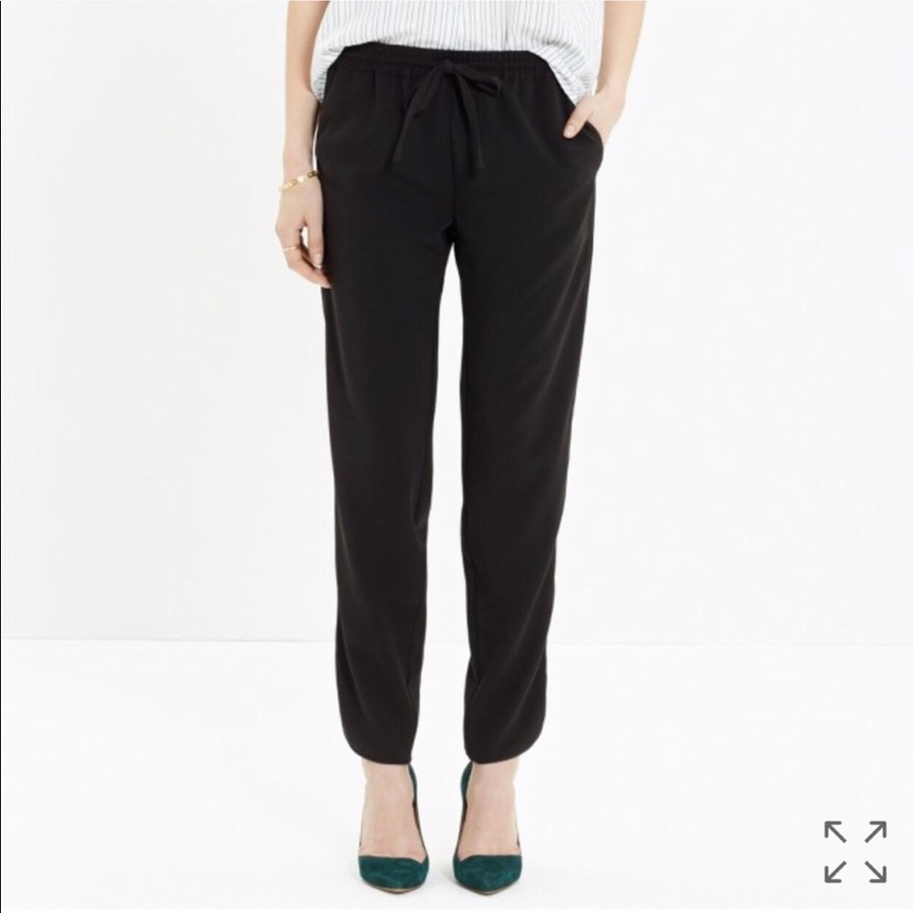 Madewell Black Track Trousers