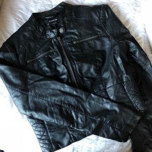 Bebe Faux Leather Jacket