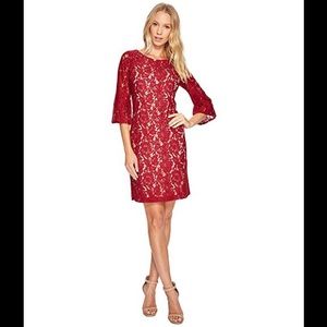Taylor Bell Sleeve Lace Dress