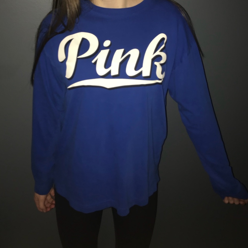 VS Pink Blue Longsleeve