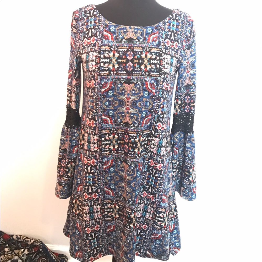 Bell Sleeve Dress // Small