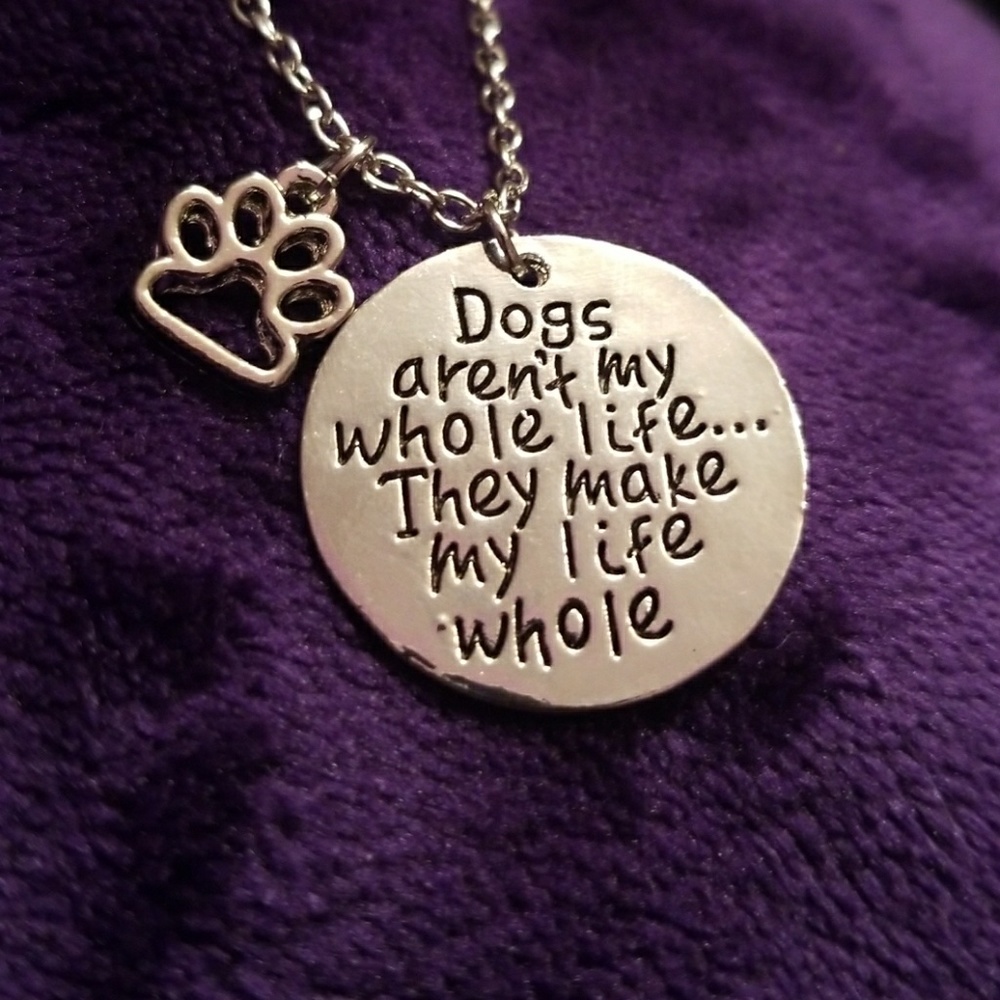 Dog Paw Pendand Necklace