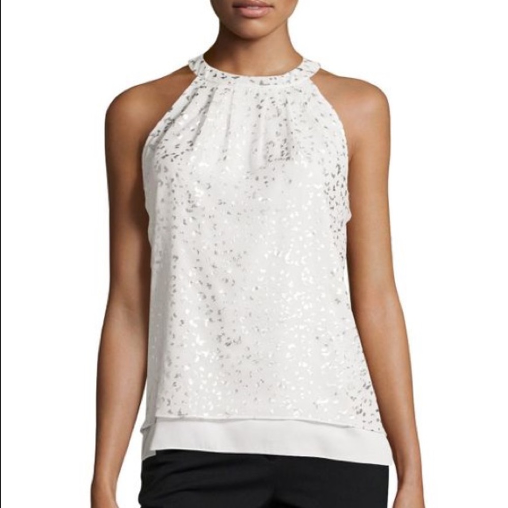 Diane Von Furstenburg White Halter