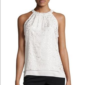 Diane Von Furstenburg White Halter