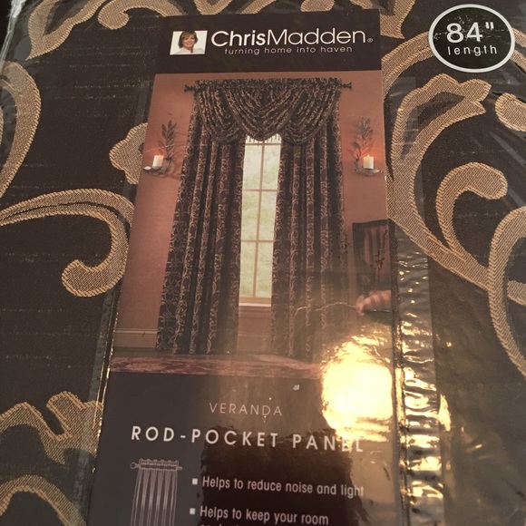 Chris Madden Designer Curtain 84in - Picture 4 of 4