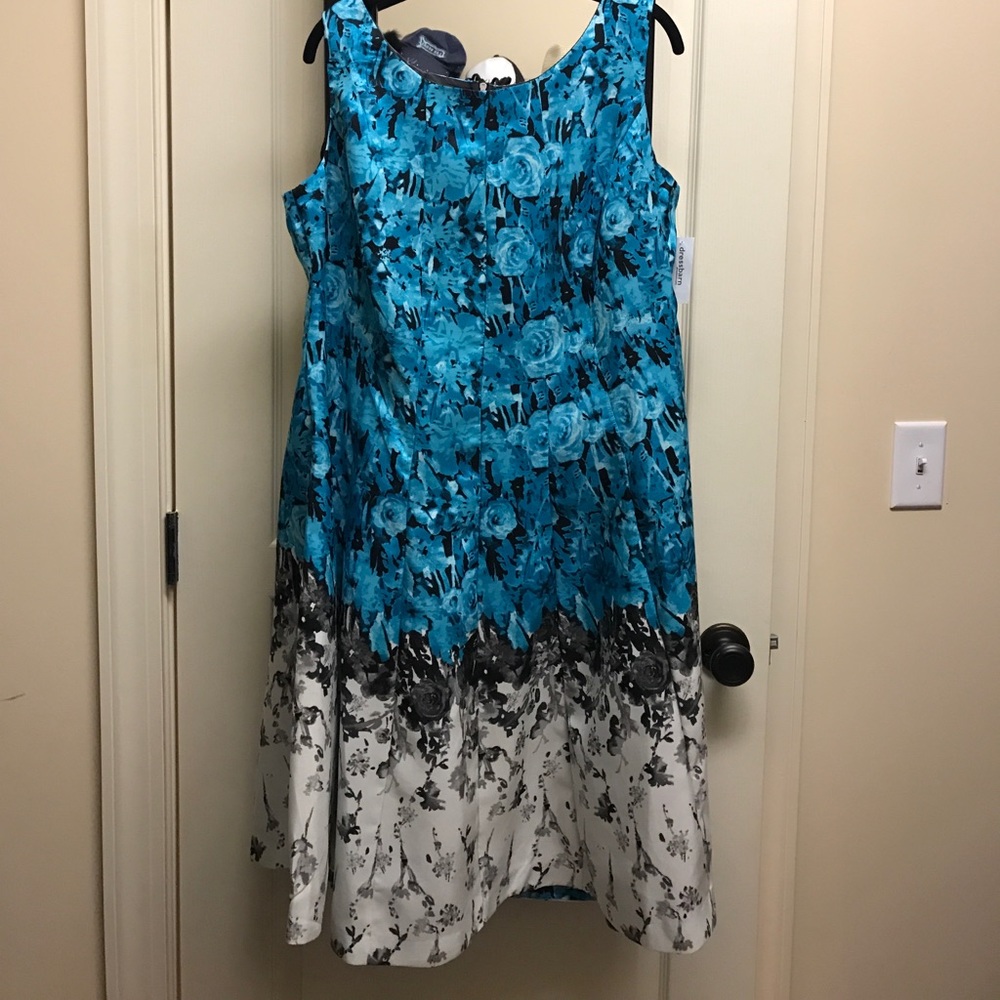 Floral Dress Barn Semi Formal Dress