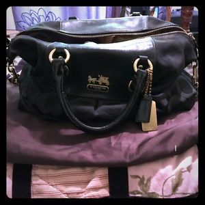 Black Coach Satchel