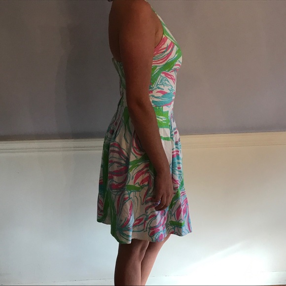 Lilly Pulitzer Halter Dress (Size 2) - Picture 5 of 5