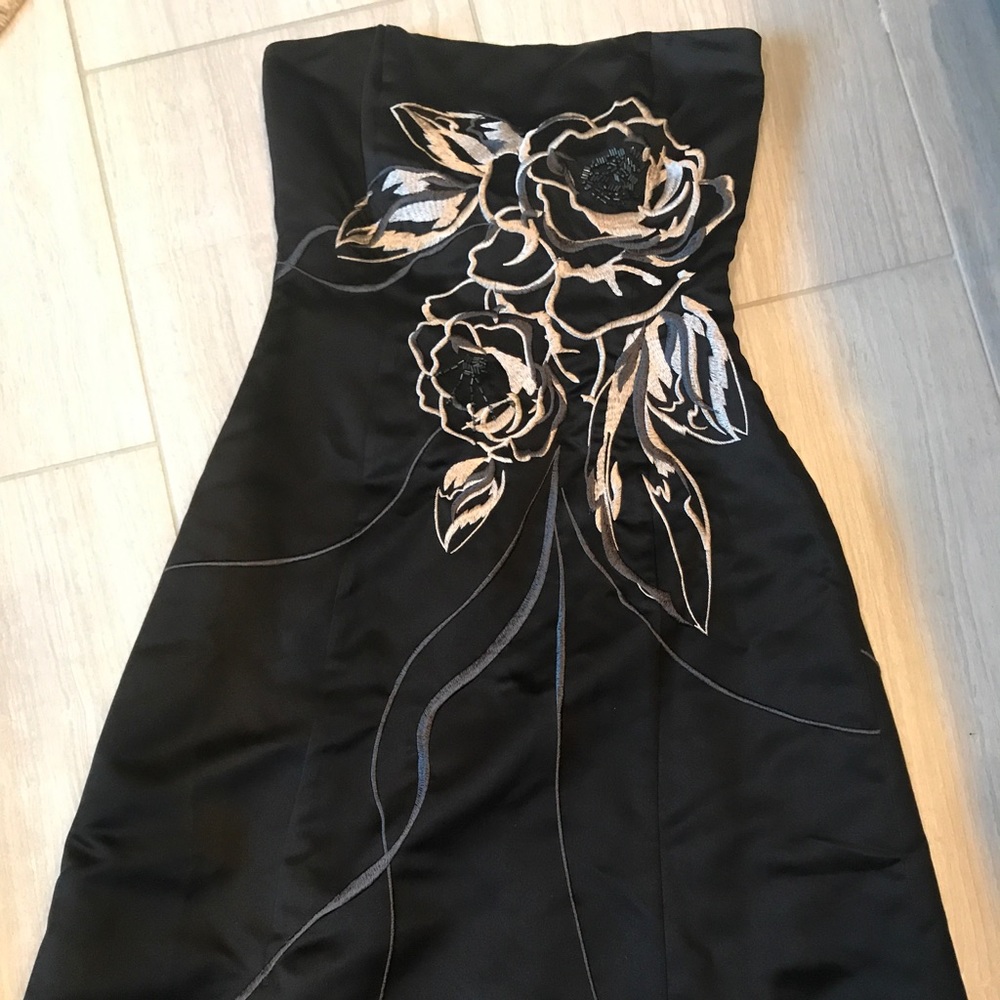 White House Black Market strapless dress