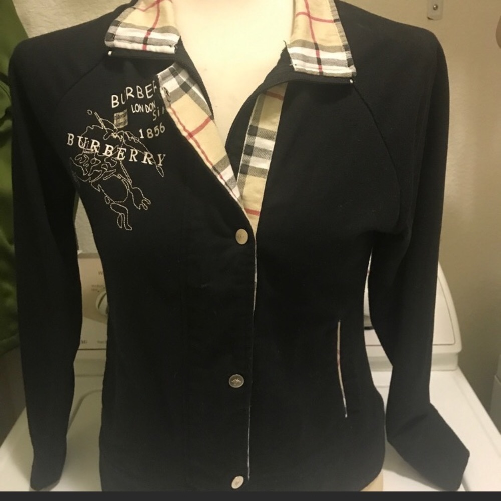 Burberry women's jacket size large juniors