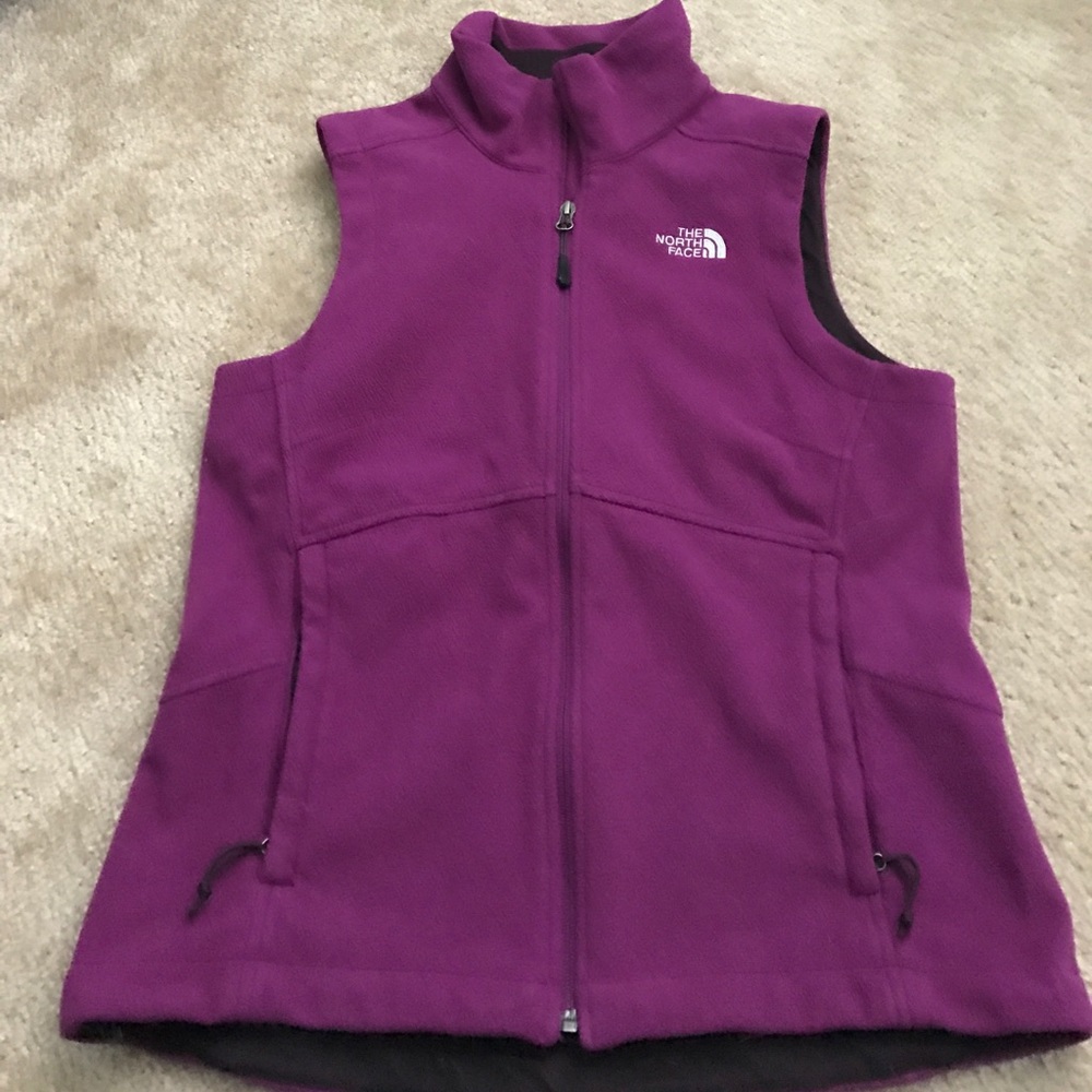 Purple North Face Vest - Women's Medium
