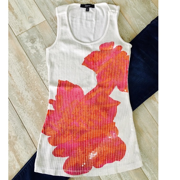 Express sequin tank top - Picture 1 of 3