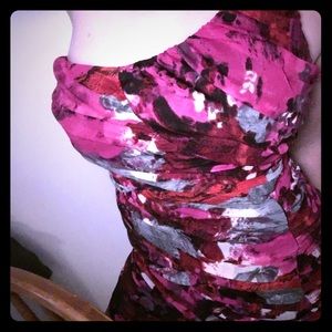 One shoulder mini dress