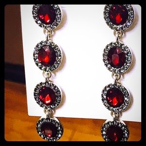 Red Stone Earrings