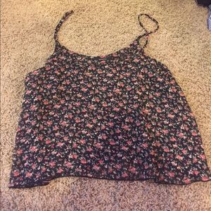 Forever 21 Crop Top Floral Large Women