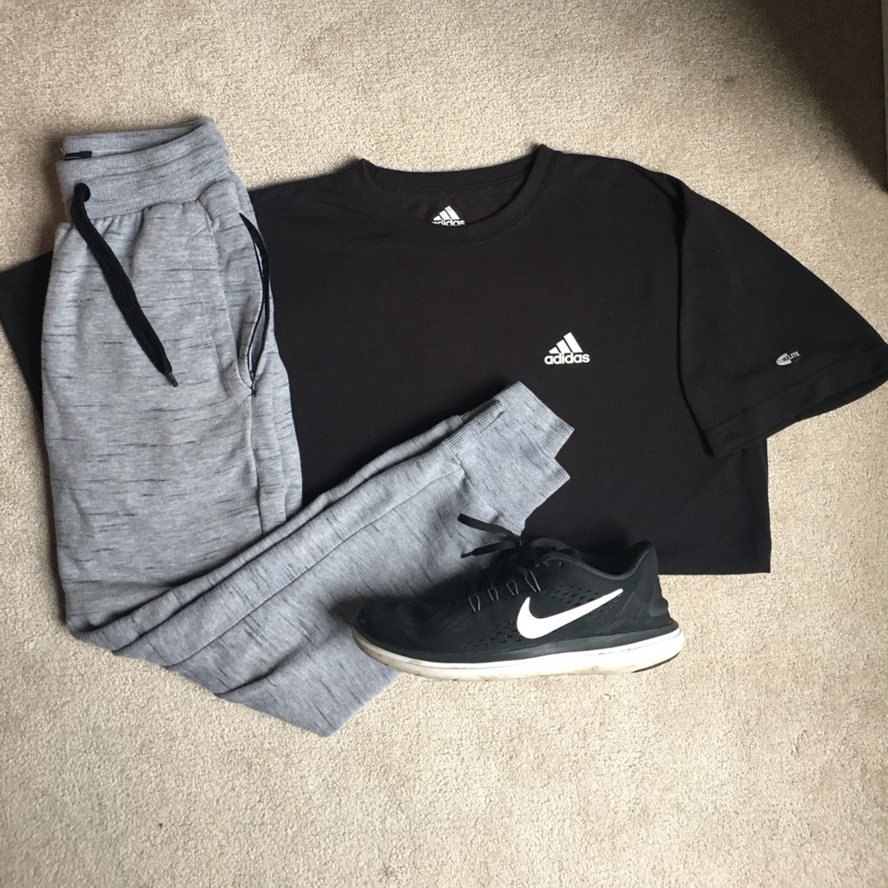 Adidas Athletic Tee + Joggers