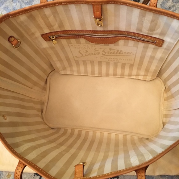 ✖️SOLD✖️Authentic L.E. Rayures Neverfull MM - Picture 7 of 8