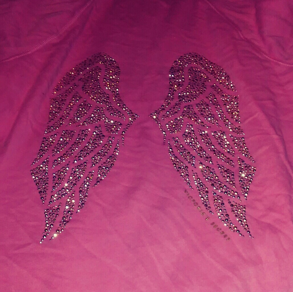 VS Pink Bling Wing Hoodie XS